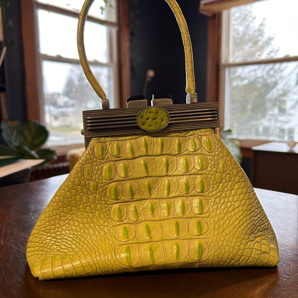 Moulin Rouge Vintage Alligator Bag